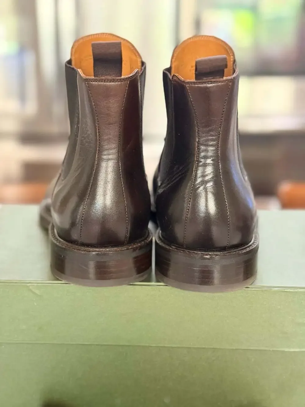 Beckett Simonon Maisen Brown Leather Chelsea Boots 12